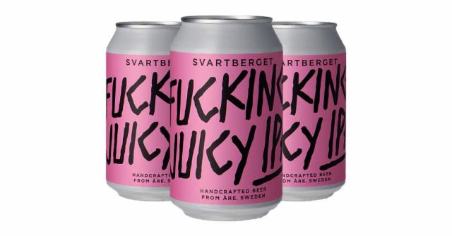 Fucking Juicy IPA 6.5%, Svartbergets Fjällbryggeri, Sweden