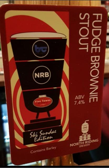 Fudge Brownie Stout 7.4%, Five Towns Brewery, England