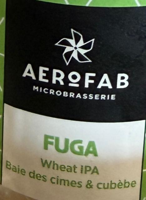 Fuga wheat ipa 6.0%, Aerofab, France