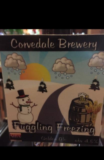 Fuggling Freezing 4.5%, Corvedale Brewery, England