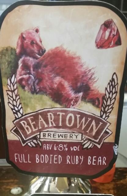 Full Bodied Ruby Bear 4.8%, Beartown Brewery, England