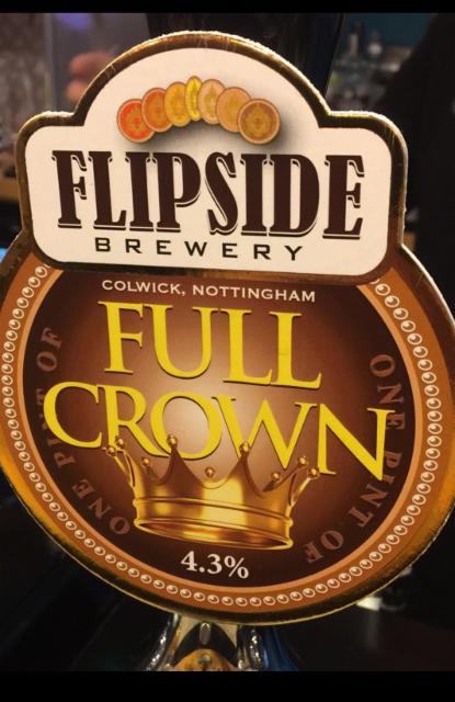 Full Crown 4.3%, Flipside Brewery, England