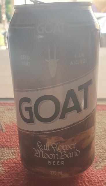 Full Flower Moon Band 4.4%, Mountain Goat Beer, Australia