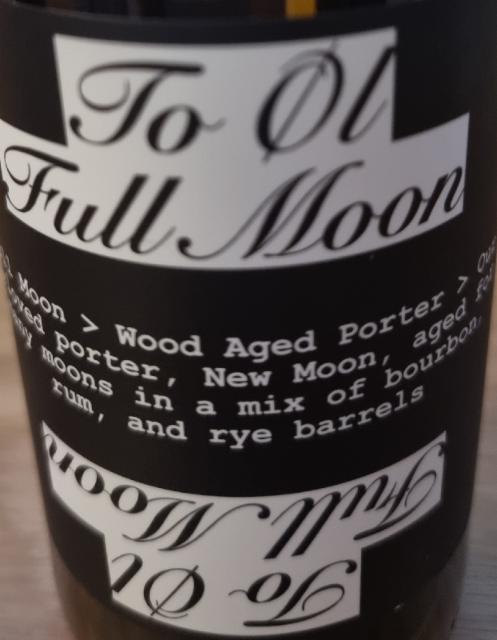 Full Moon Wood Aged Porter 2024 8.0%, To Øl, Denmark