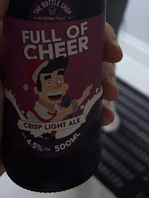 The Bottle Shop - Full of Cheers Crisp Light Ale 4.5%, Cottage Delight, England