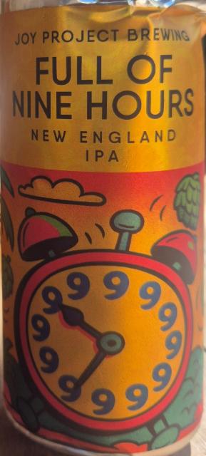 Full of Nine Hours 7.4%, Joy Project Brewing, Brazil