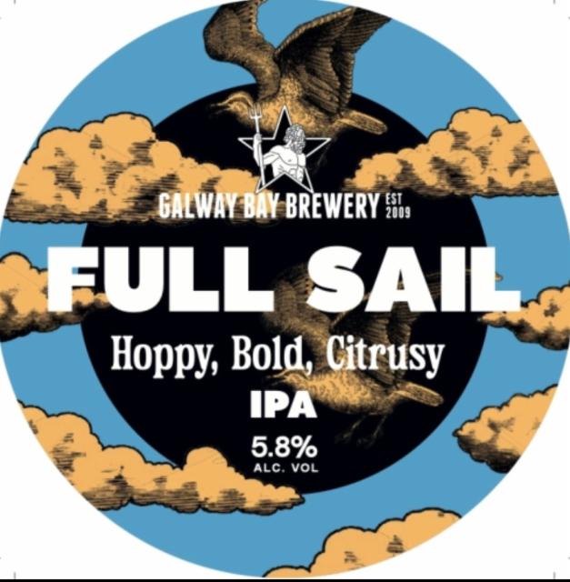 Full Sail 5.8%, Galway Bay Brewery, Ireland