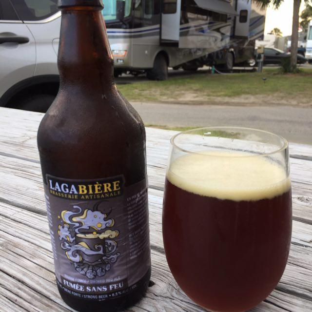 Fumée Sans Feu 6.5%, Lagabière Brasserie Artisanale, Canada