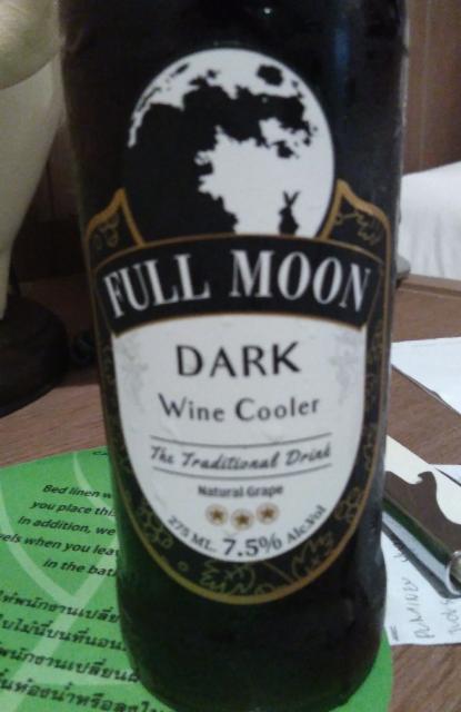 Full Moon Dark Wine Cooler 7.5%, Thai Spirit Industry, Thailand