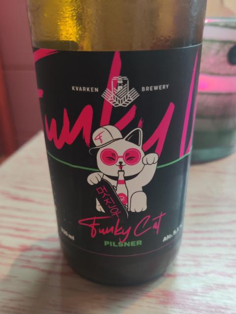 Funky Cat Pilsner 5.1%, Kvarken Brewery, Finland