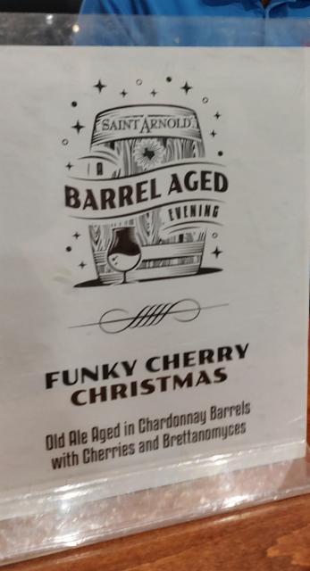 Funky Cherry Christmas 8.5%, Saint Arnold Brewing Company, United States