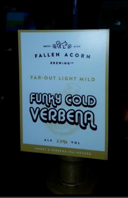 Funky Cold Verbena 3.5%, Fallen Acorn Brewing Co., England