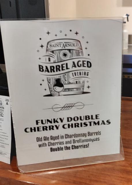 Funky Double Cherry Christmas 8.2%, Saint Arnold Brewing Company, United States