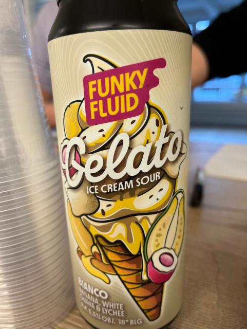 Funky Fluid Gelato Ice Cream Sour Bianco, Funky Fluid