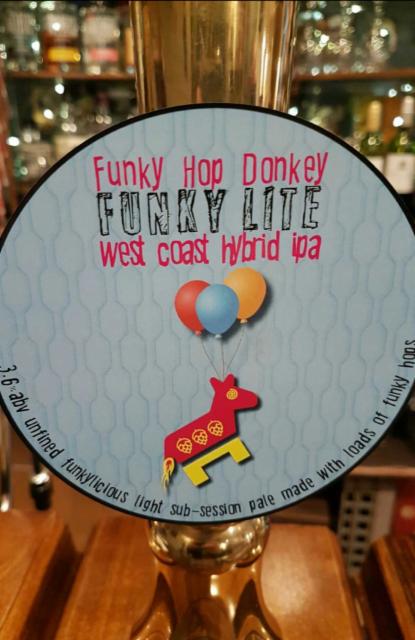 Funky Hop Donkey - Funky Lite 3.6%, Raw Brewing Company, England