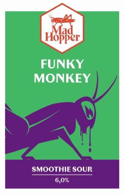 Funky Monkey 6.0%, Mad Hopper Brewing Co., Finland