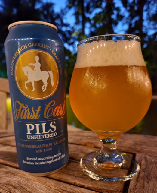 Fürst Carl Pils Unfiltered 4.9%, Fürst Carl Schlossbrauerei Ellingen, Germany