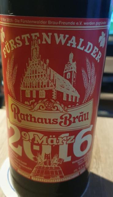 Fürstenwalder Weihnachtsbier, Fürstenwalder Rathaus-Bräu