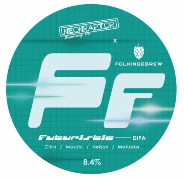 Futuristic, Neon Raptor Brewing Co.