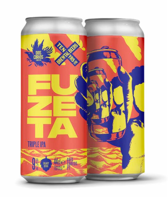 Fuzeta Triple IPA 9.0%, Dois Corvos Cervejeira, Portugal
