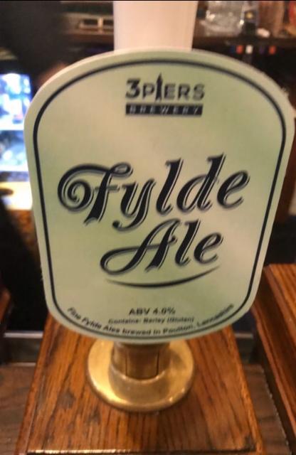 Fylde Ale 4.0%, 3 Piers Brewery Limited, England