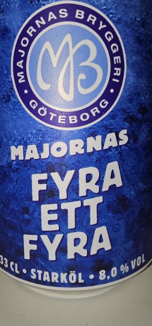fyra ett fyra 8.0%, Majornas Bryggeri, Sweden