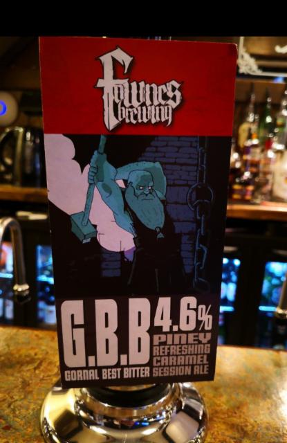 G.B.B - Gornal Best Bitter 4.6%, Fownes Brewing Company, England
