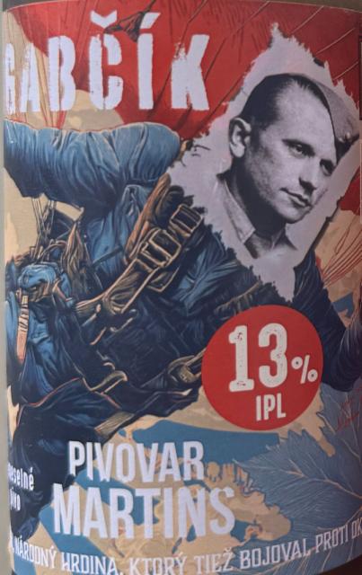 Gabčík 5.5%, Pivovar Martins, Slovakia