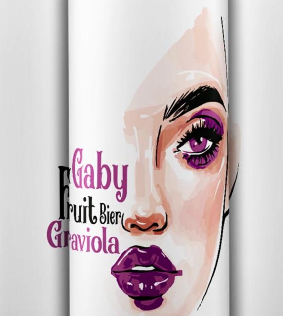 Gaby Fruit Bier Graviola 4.5%, Cervejaria Gabrielle, Brazil