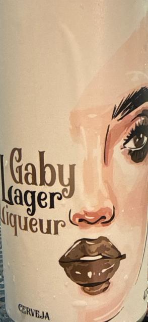 Gaby Lager Liqueur 4.5%, Cervejaria Gabrielle, Brazil