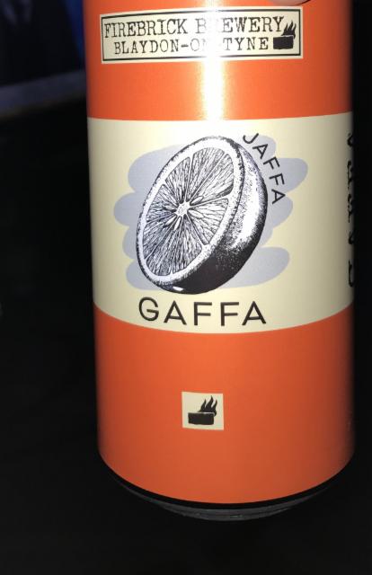 Gaffa orange kolsch 4.6%, Firebrick Brewery, England