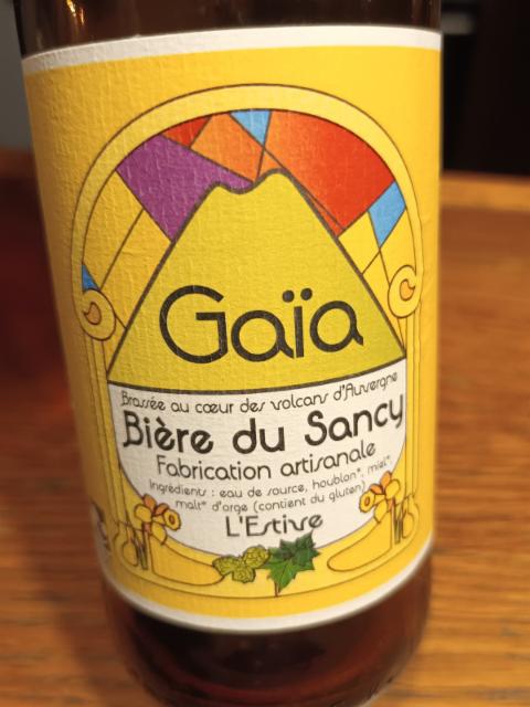 gaia l'estive 6.5%, SARL Bière du Sancy, France