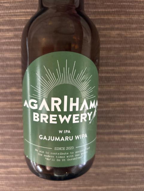 Gajumaru WIPA 7.5%, Agarihama brewery, Japan