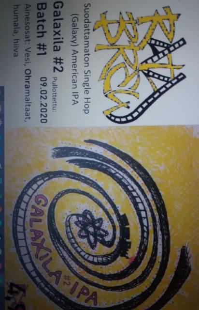 Galaxila #2 4.9%, Rata brew, Finland