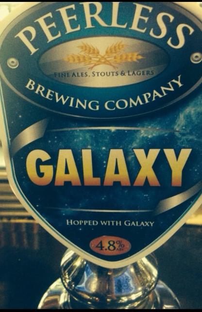 Galaxy 4.8%, Peerless Brewing Company, England