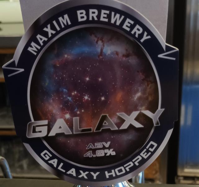 Galaxy 4.0%, Maxim Brewery, England