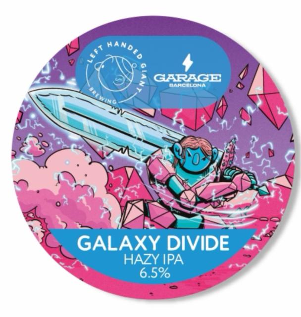 Galaxy divide 6.5%, Left Handed Giant Brewing, England