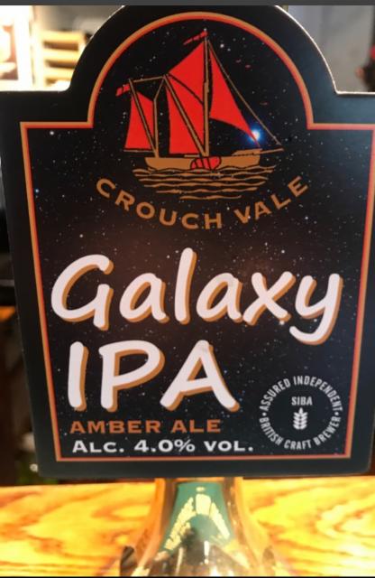 Galaxy IPA 4.0%, Crouch Vale Brewery, England