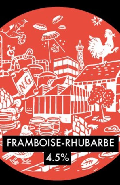 Framboise-Rhubarbe 6.0%, Gallia Paris (Heineken), France