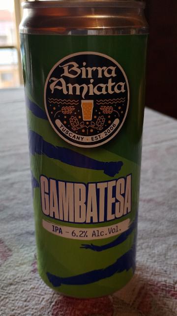 gambatesa 6.2%, Birra Amiata, Italy