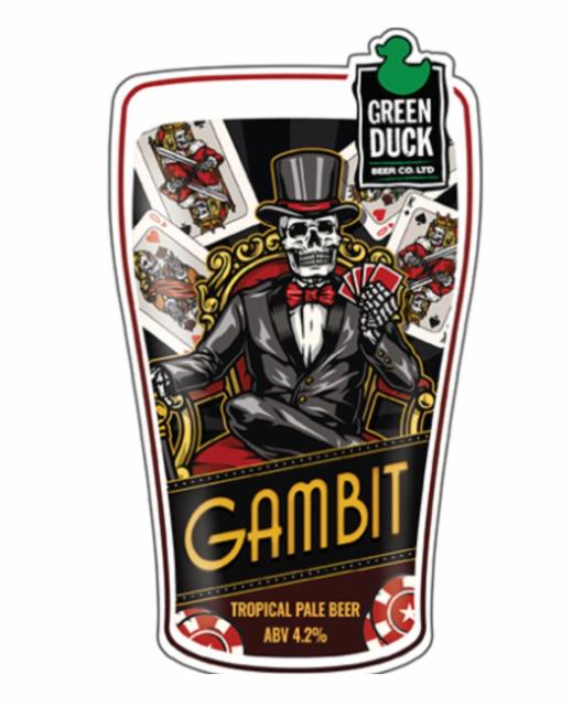 Gambit 4.2%, Green Duck Beer Co., England