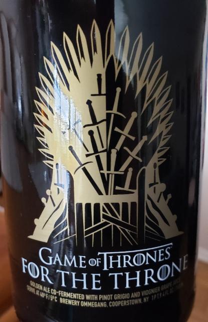 Game of Thrones: For the Throne 9.5%, Brewery Ommegang (Duvel-Moortgat), United States