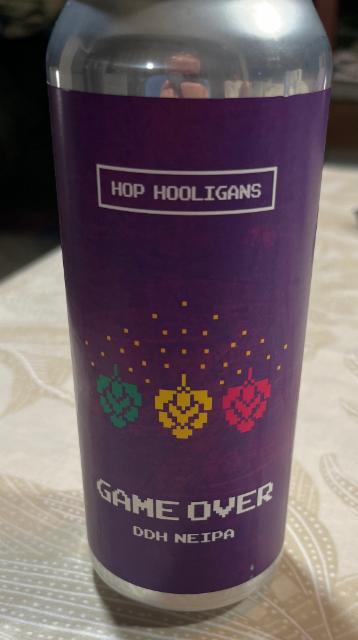 Game over DDH NEIPA 6.0%, Hop Hooligans, Romania