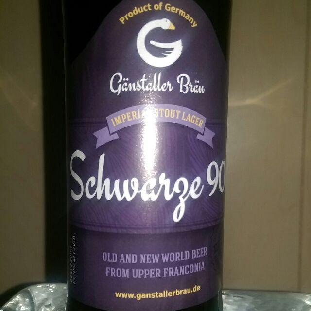 Schwarze 90 11.9%, Gänstaller Braumanufaktur (Gänstaller Bräu), Germany