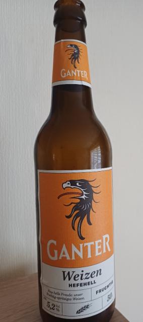 Ganter Weizen Hefehell 5.2%, Brauerei Ganter, Germany
