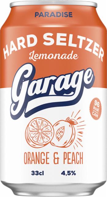 Garage Hard Seltzer Lemonade Paradise Orange & Peach, Sinebrychoff (Carlsberg Group)