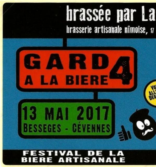 Gard À La Bière 4 6.5%, Brasserie La Barbaude, France