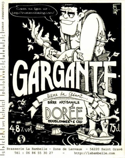 Gargante 4.8%, Brasserie La Bambelle, France