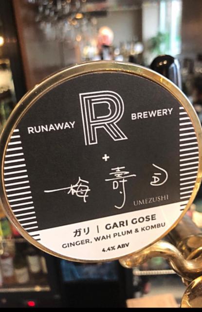 Gari Gose 4.4%, The Runaway Brewery, England