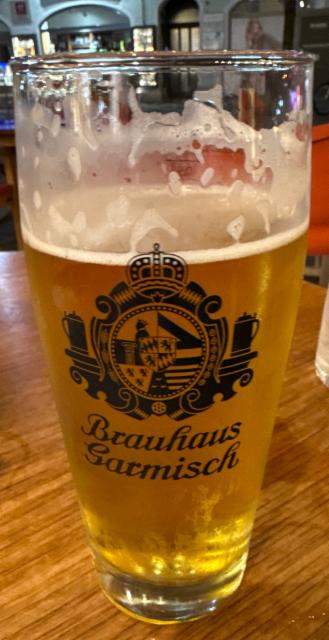 Garmischer Hell 4.8%, Brauhaus Garmisch, Germany